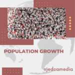 red minimalist world population day instagram post