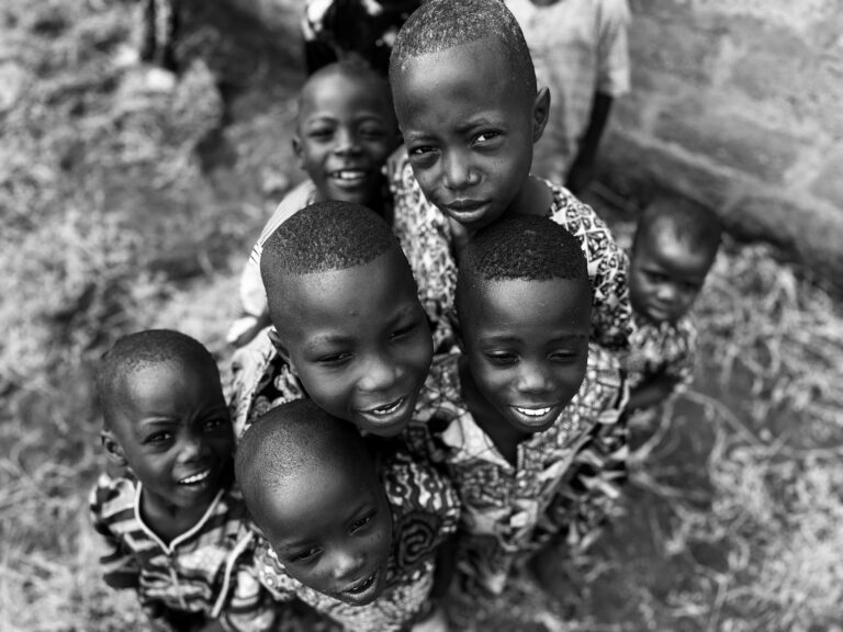 group of children posing