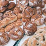 collection of delicious baked goods in local bakery