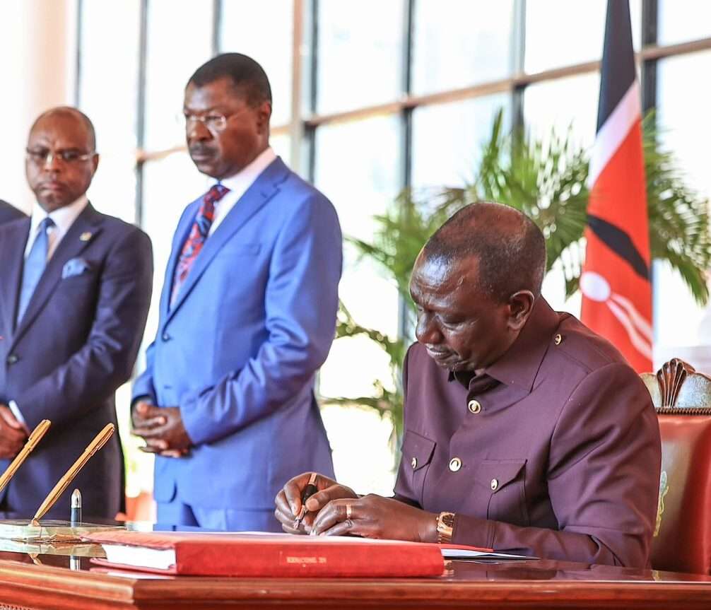 Ruto Signs A Bill Allocating More Funds To Counties