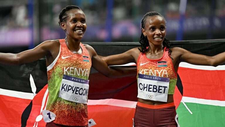 Faith Kipyegon and Chebet