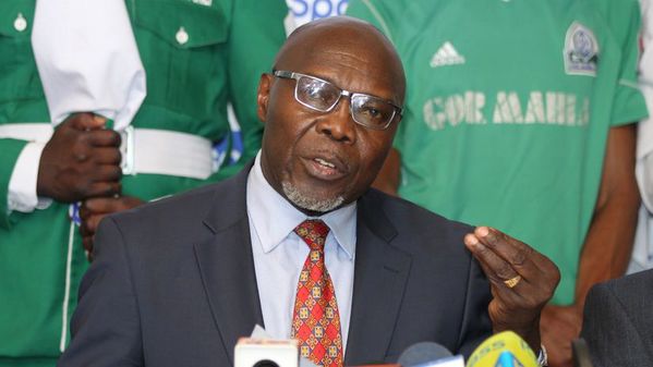 Gor Mahia Chairman Ambrose Rachier Speaking to journalists