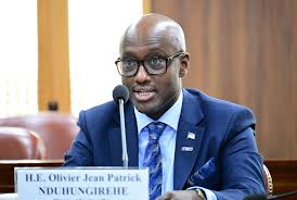 Rwandan Foreign Minister Olivier Nduhungirehe.