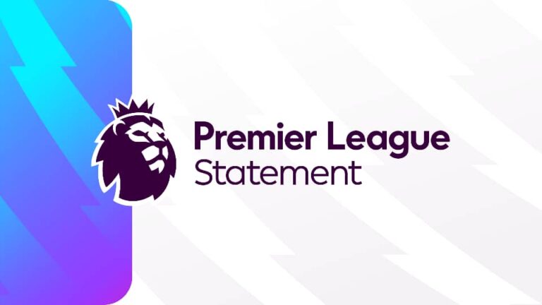 Premier League statement.