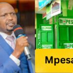 Moses Kuria and Mpesa shop.