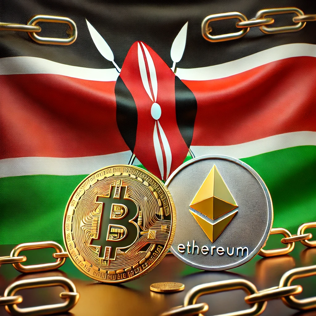 A photo depicting crypto currency in Kenya