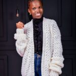 Image of Ivy Ayoti, the founder of Just Divyne crochet