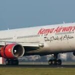 KQ plane at JKIA
