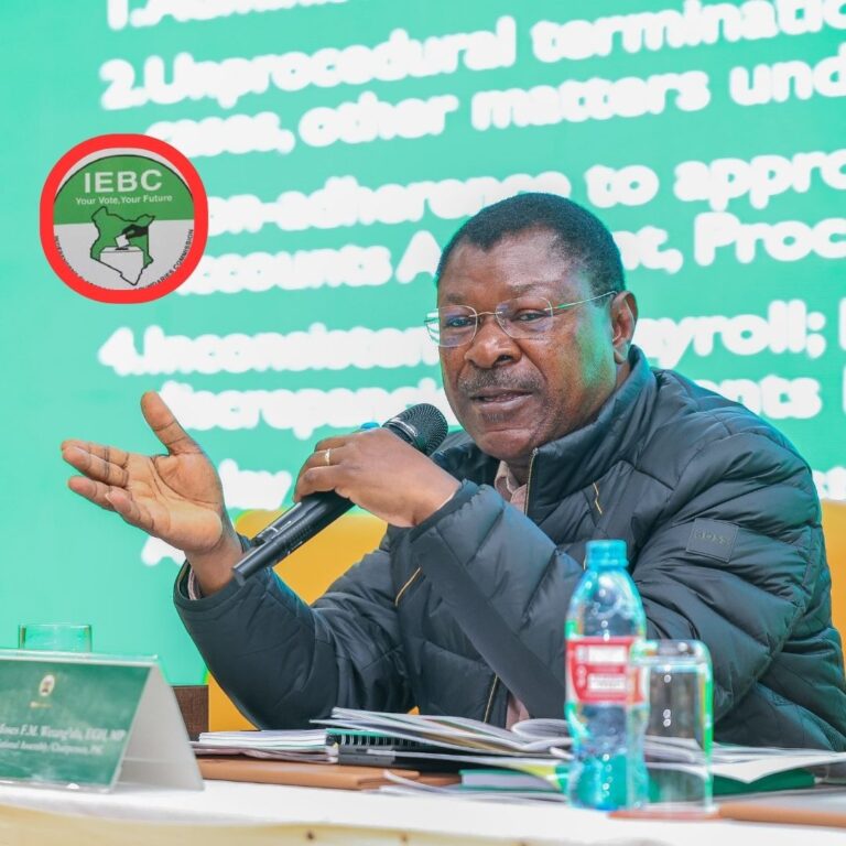 Image of National Assembly Speaker Moses Wetangula - boundary delimitation
