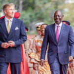 King Willem-Alexander of Neatherlands (left) and President William Ruto.