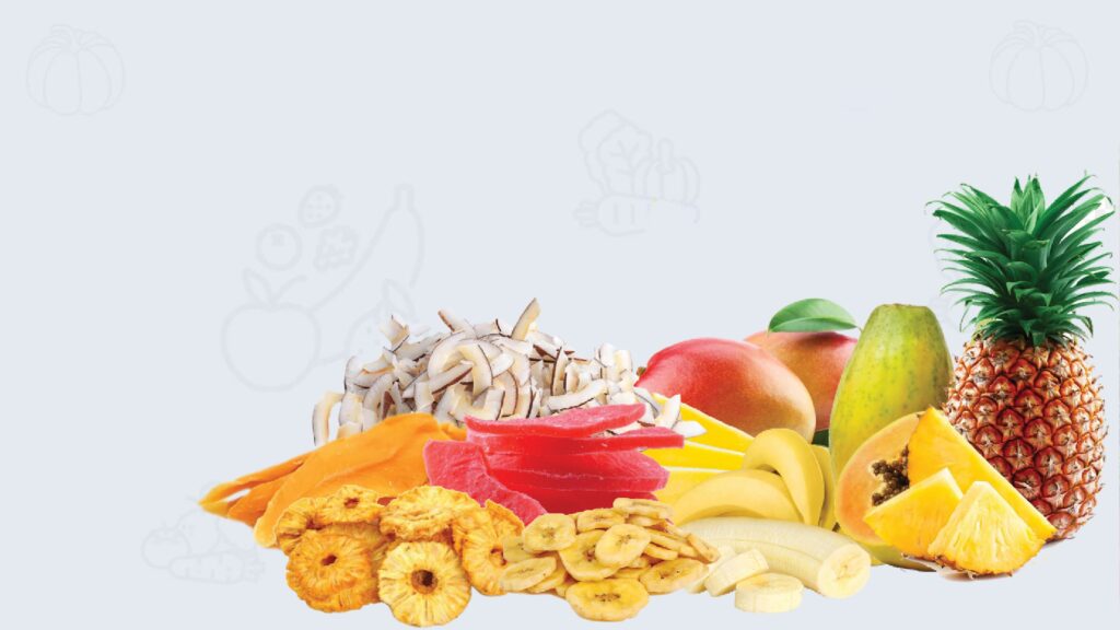 Image of dried and fresh fruits
