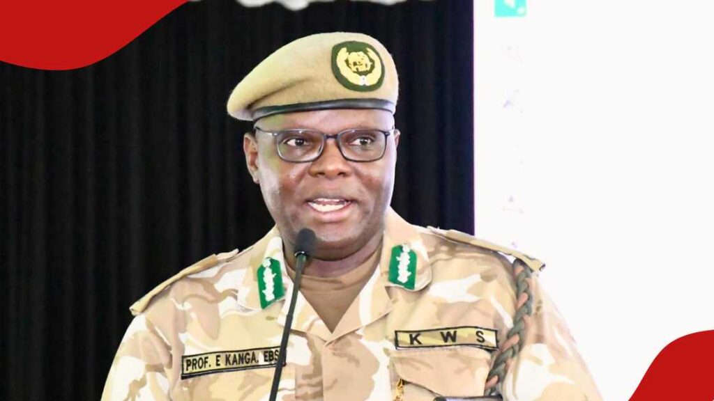 KWS Director General Erastus Kanga