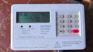 Prepaid Electricity Meter.