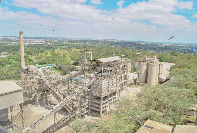 East African Portland Cement Company (EAPCC) factory in Athi River.