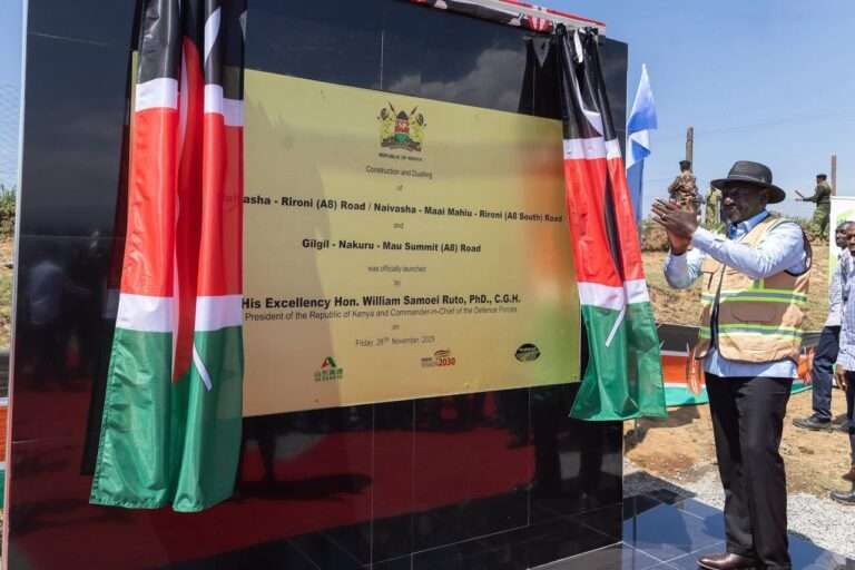 Ruto Launches Debt-Free A8 Highway in Sh170bn PPP Boost