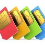 SIM cards on Display.